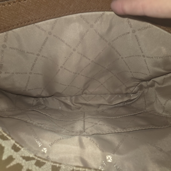 Michael Kors Tan Monogram Tote - Picture 6 of 6